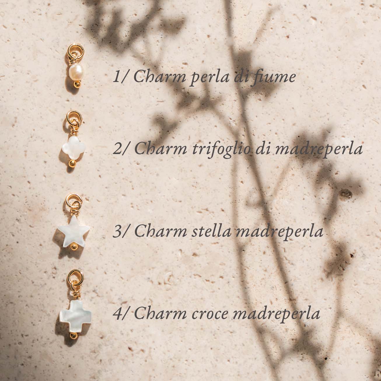 Collana battesimo croce fiorita